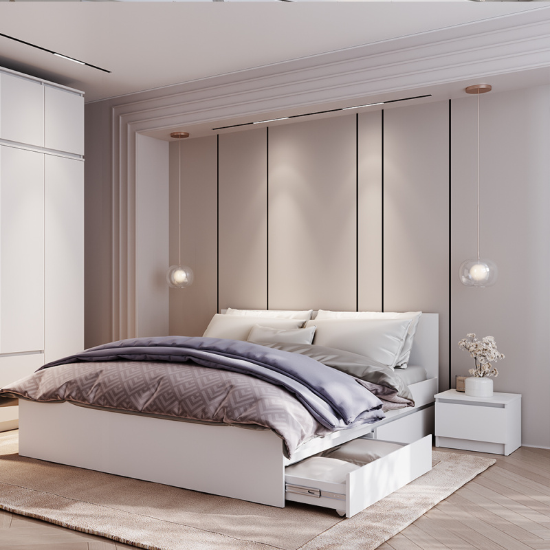 Симпл кровать 1,4 КР-12 графит